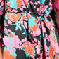 Floral Wrap Style Short Dress