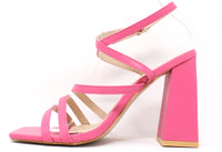 Multi Wrap Around Strap Heel