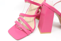 Multi Wrap Around Strap Heel