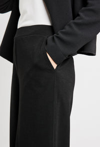 Elasticated Waist Wide Leg Trousers