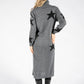 Dark Grey Knit Star Midi Dress