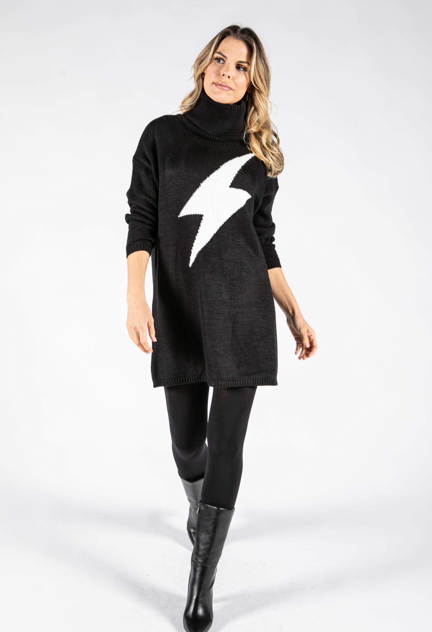 Lightning Design Knit Tunic