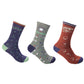 3 Pair Golf Socks Set