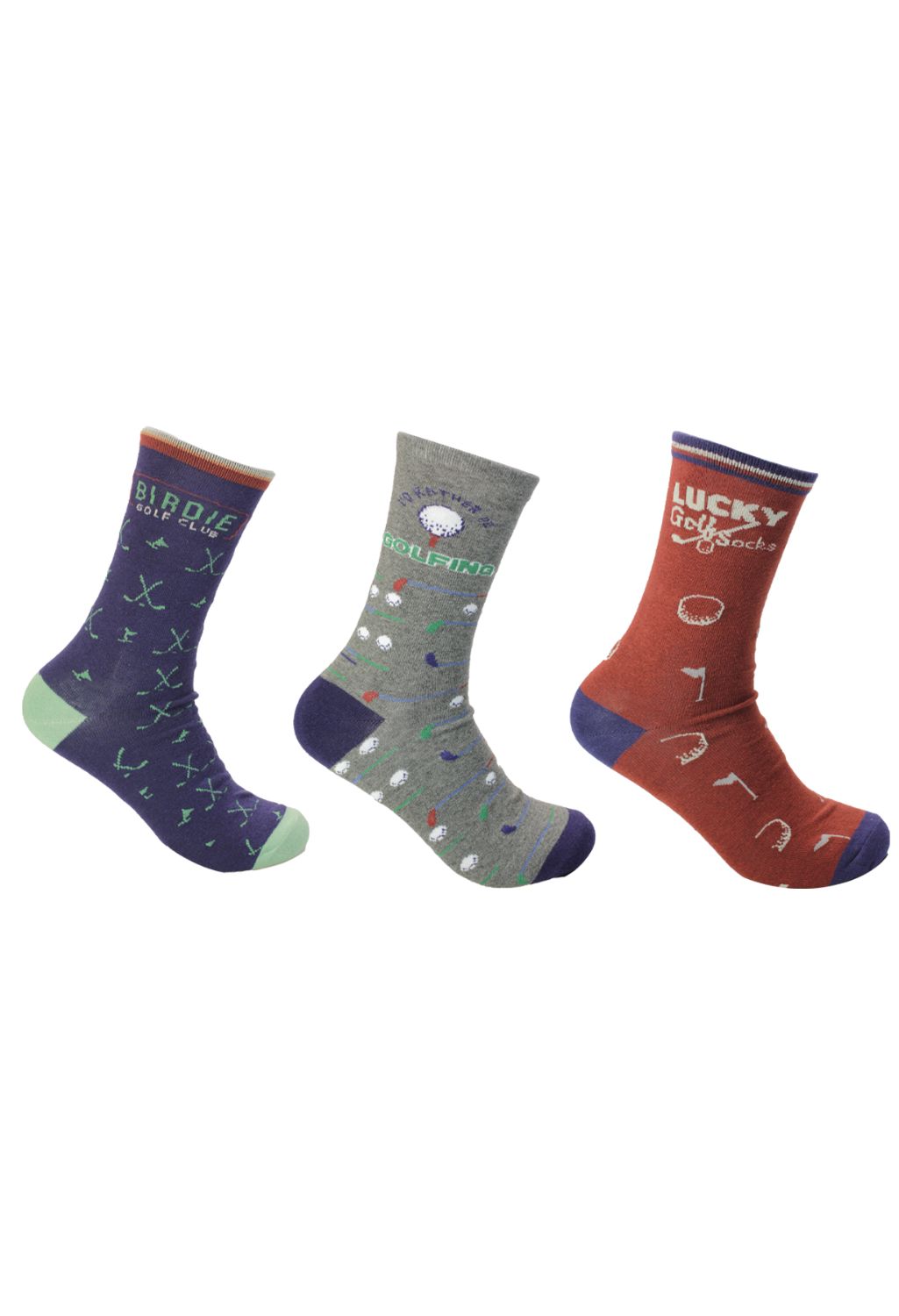 3 Pair Golf Socks Set