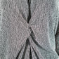 Knot Detail Lurex Dress