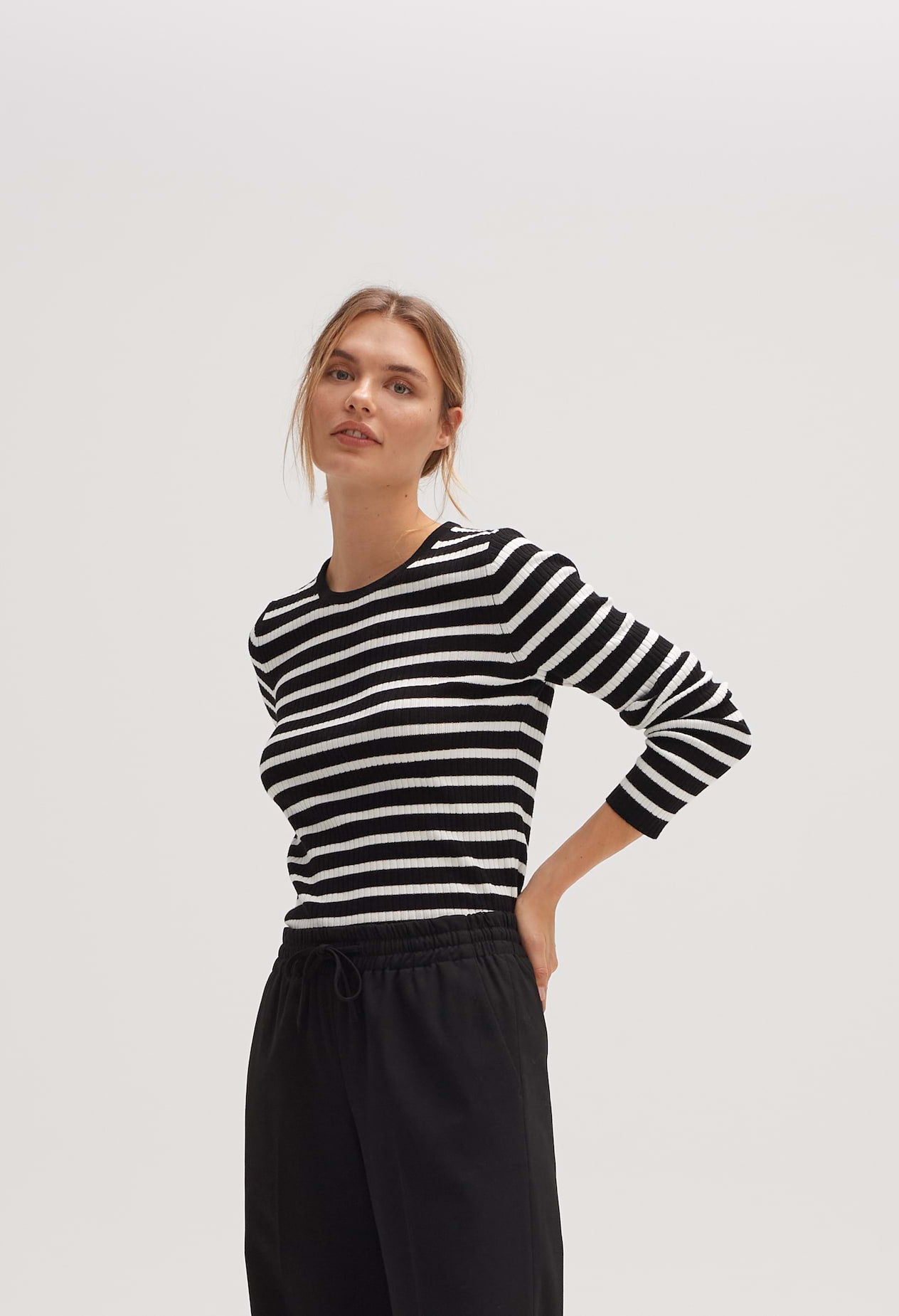 Pijano Stripe Knitted Jumper