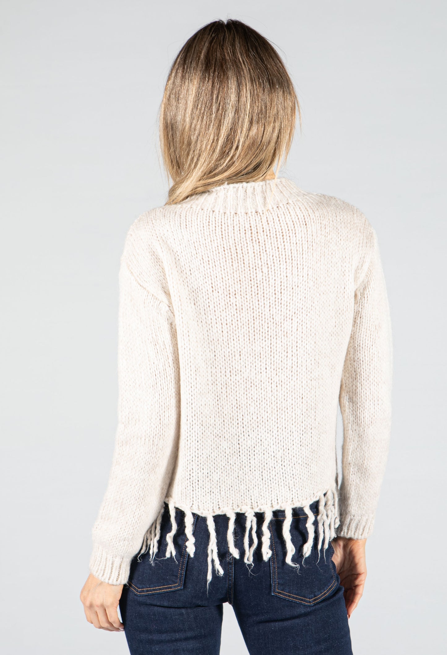 Tassel End Pullover Knit