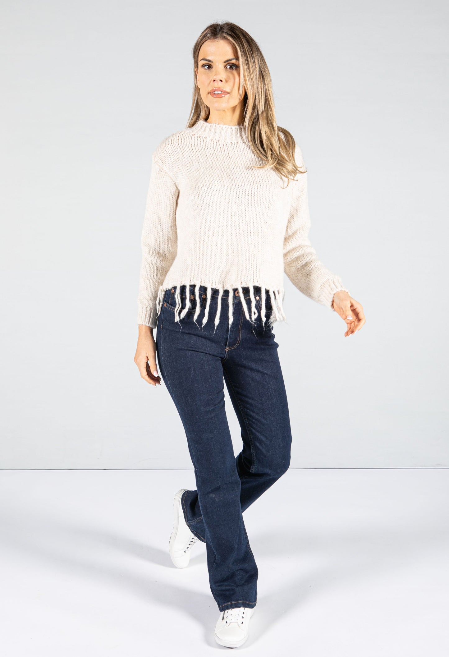 Tassel End Pullover Knit