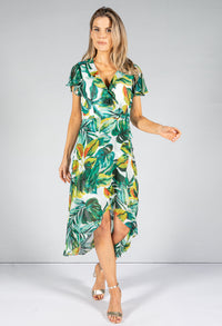 Floral Wrap Dress