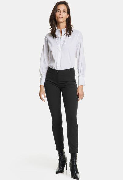 Slim Fit Cropped Trousers