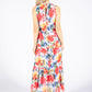 Tiered Floral Maxi Dress