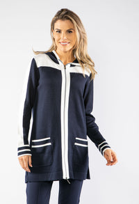 Longline Fine Knit Cardigan-1