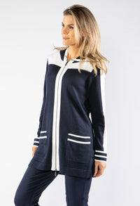 Longline Fine Knit Cardigan-1