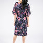 Angel Sleeve Floral Dress