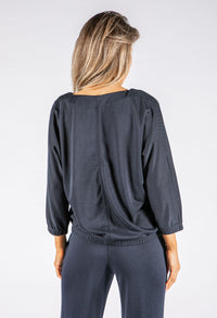 Elasticated Hemline Pullover