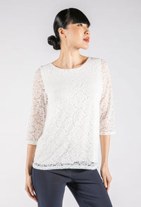 Lace Floral Design Top