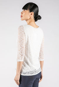 Lace Floral Design Top