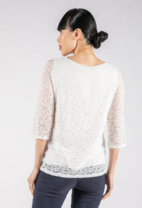 Lace Floral Design Top