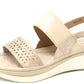 Double Strap Cut Out Detail Sandal