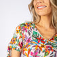 Hot Tropics Floral Top