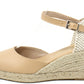 Leather Look Espadrille