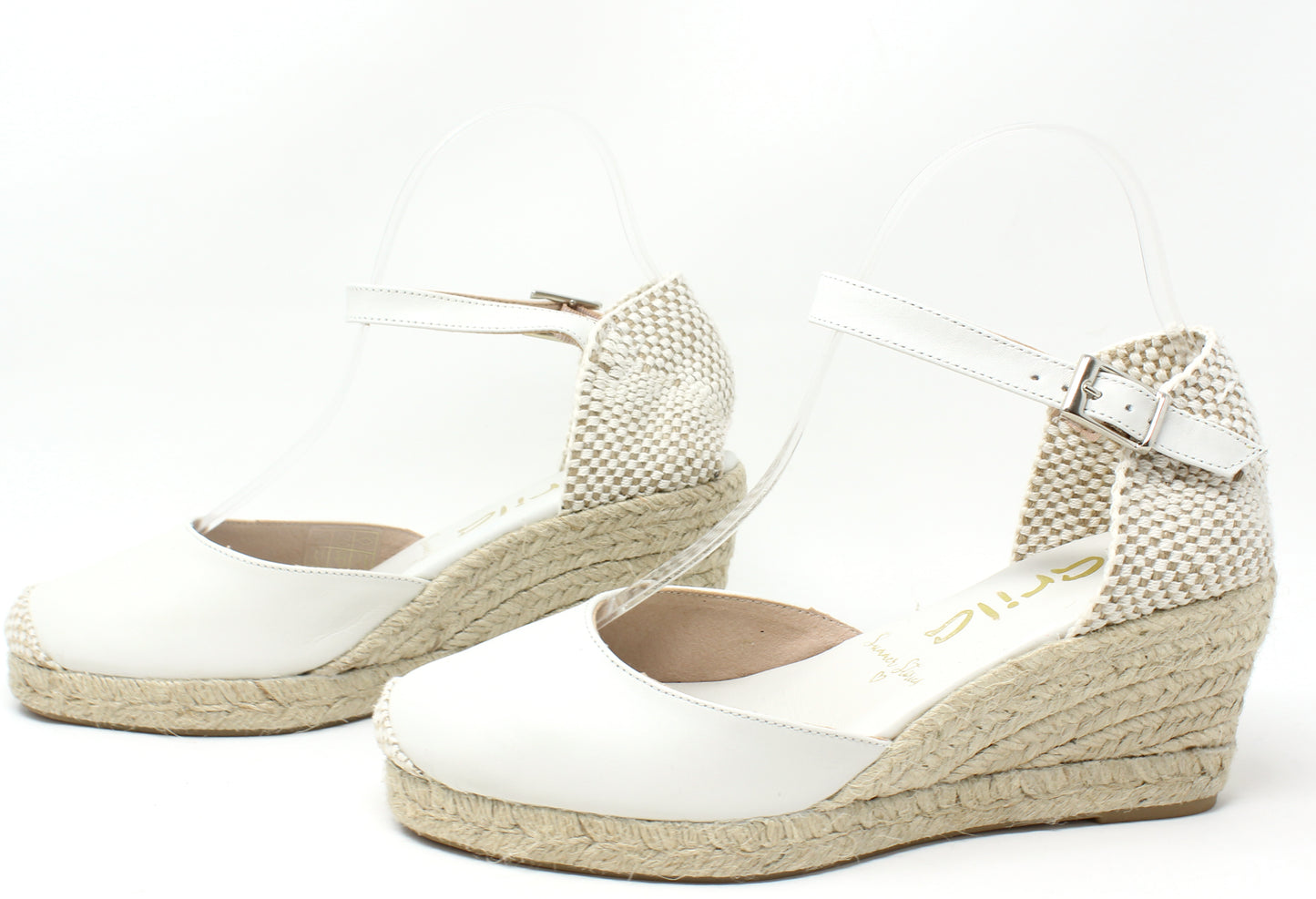 Leather Look Espadrille