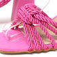 Knot Rope Detailing Heel