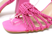 Knot Rope Detailing Heel