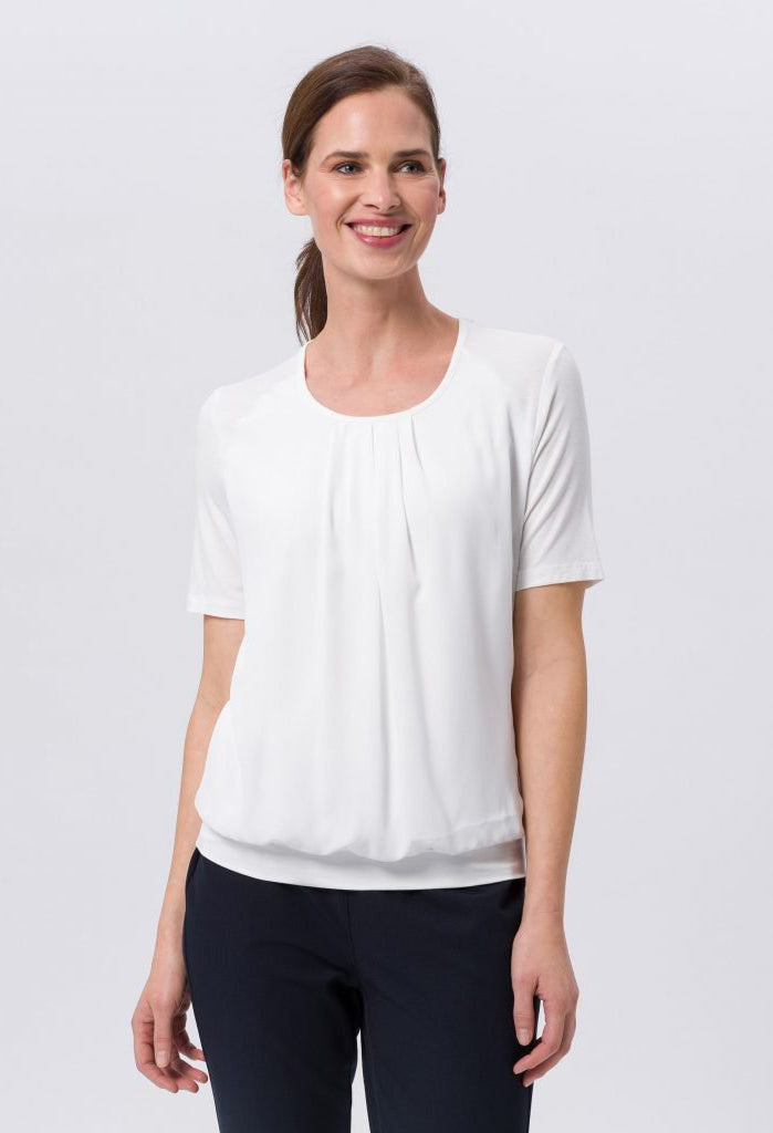 Frank Walder Draped Front Top | Pamela Scott