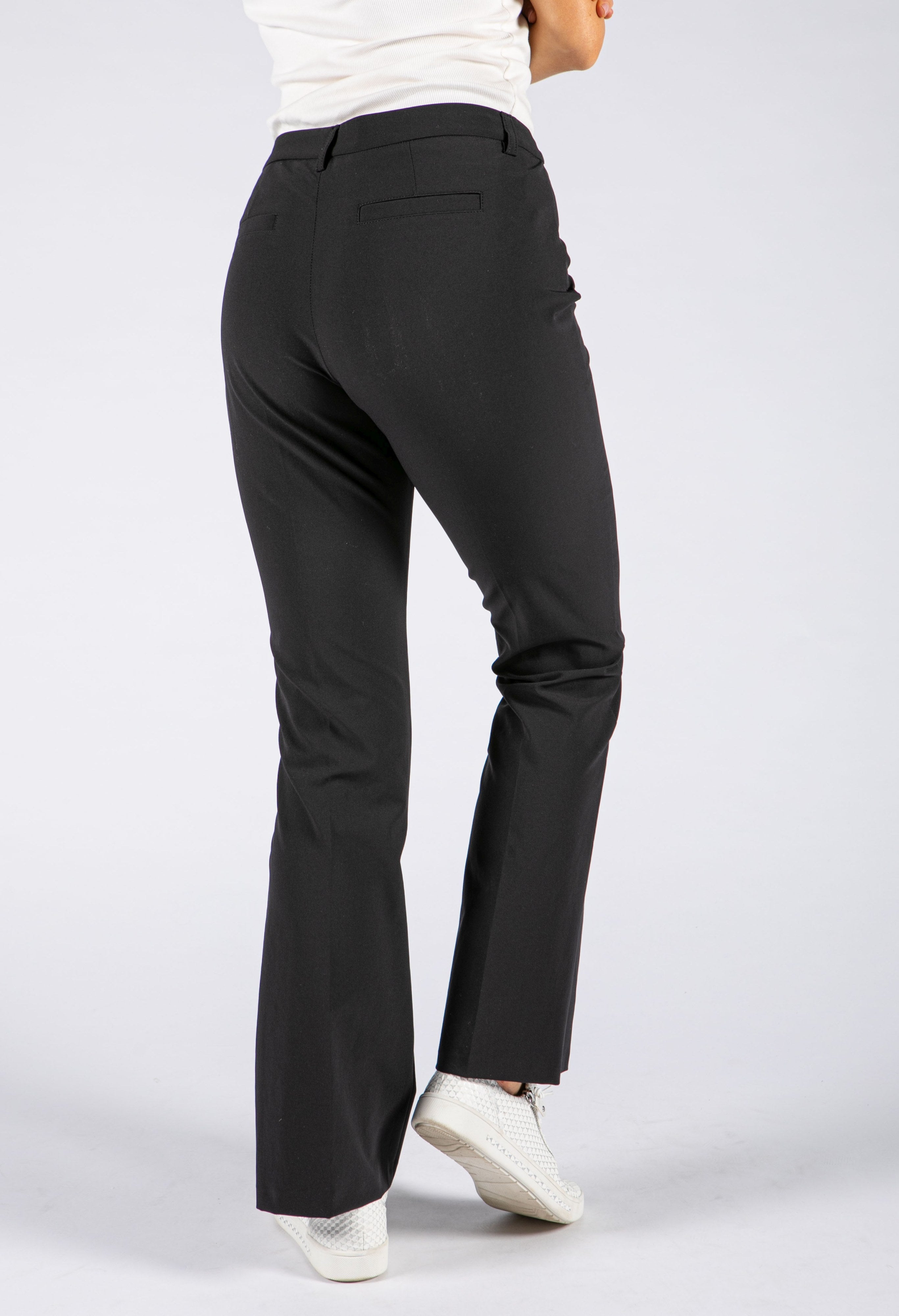 Bianca Relaxed Formal Trousers in Biscuit | Pamela Scott