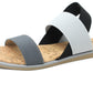 Colour Mix Elasticated Strap Sandal