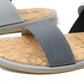 Colour Mix Elasticated Strap Sandal