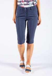 Split Hem Capri Pants