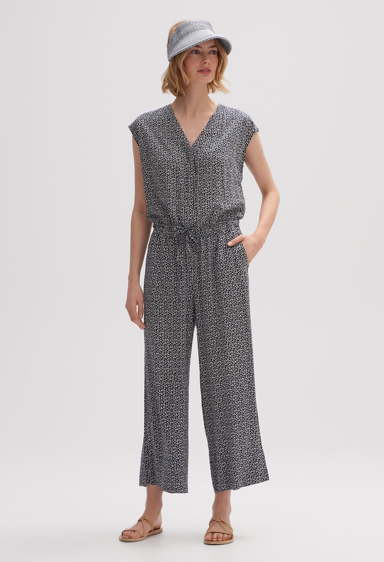 Moneli Grafic Jumpsuit