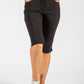 Split Hem Capri Pants