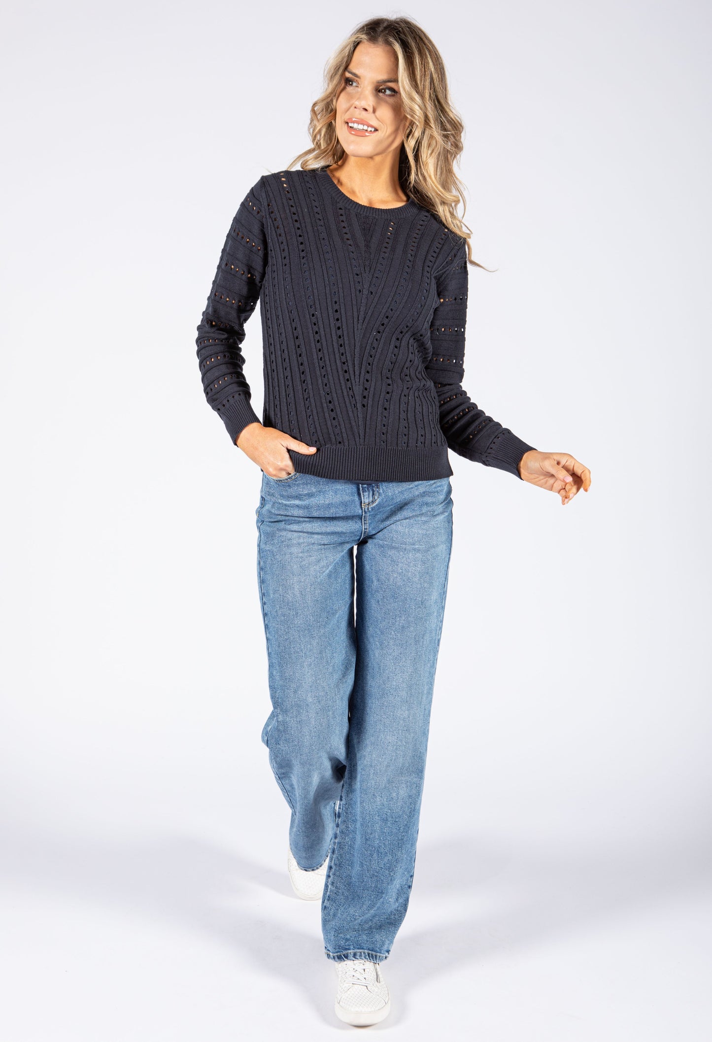 Ribbed Knit Pullover