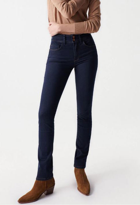 SECRET PUSH IN SLIM JEANS IN DENIM