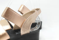 Metallic Multi Strap Sandal