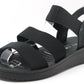 Metallic Multi Strap Sandal