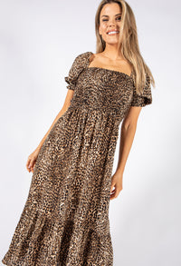 Leo Print Dress