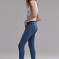 Elma Ocean Blue Skinny Jeans