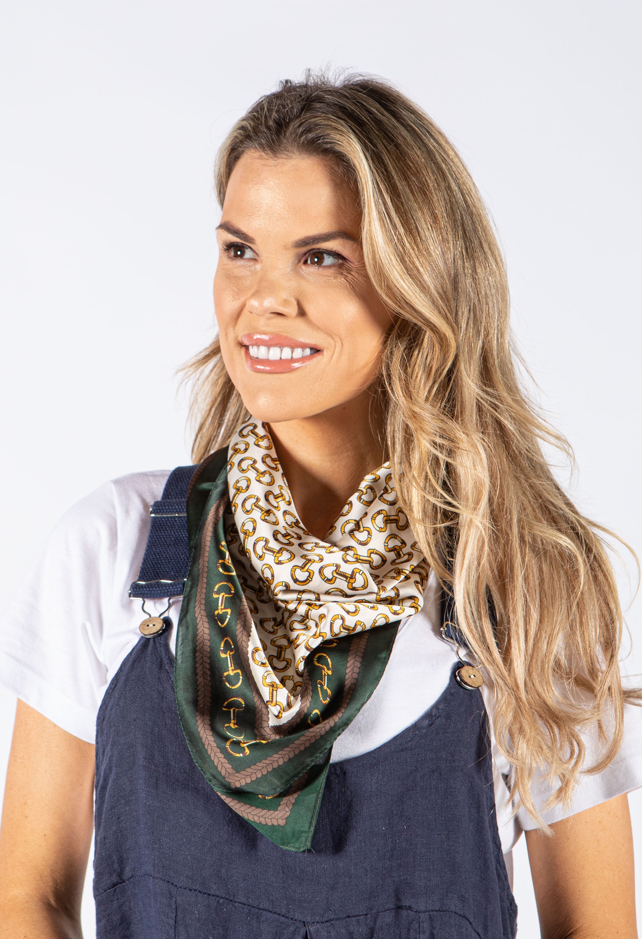 Chain sales print scarf