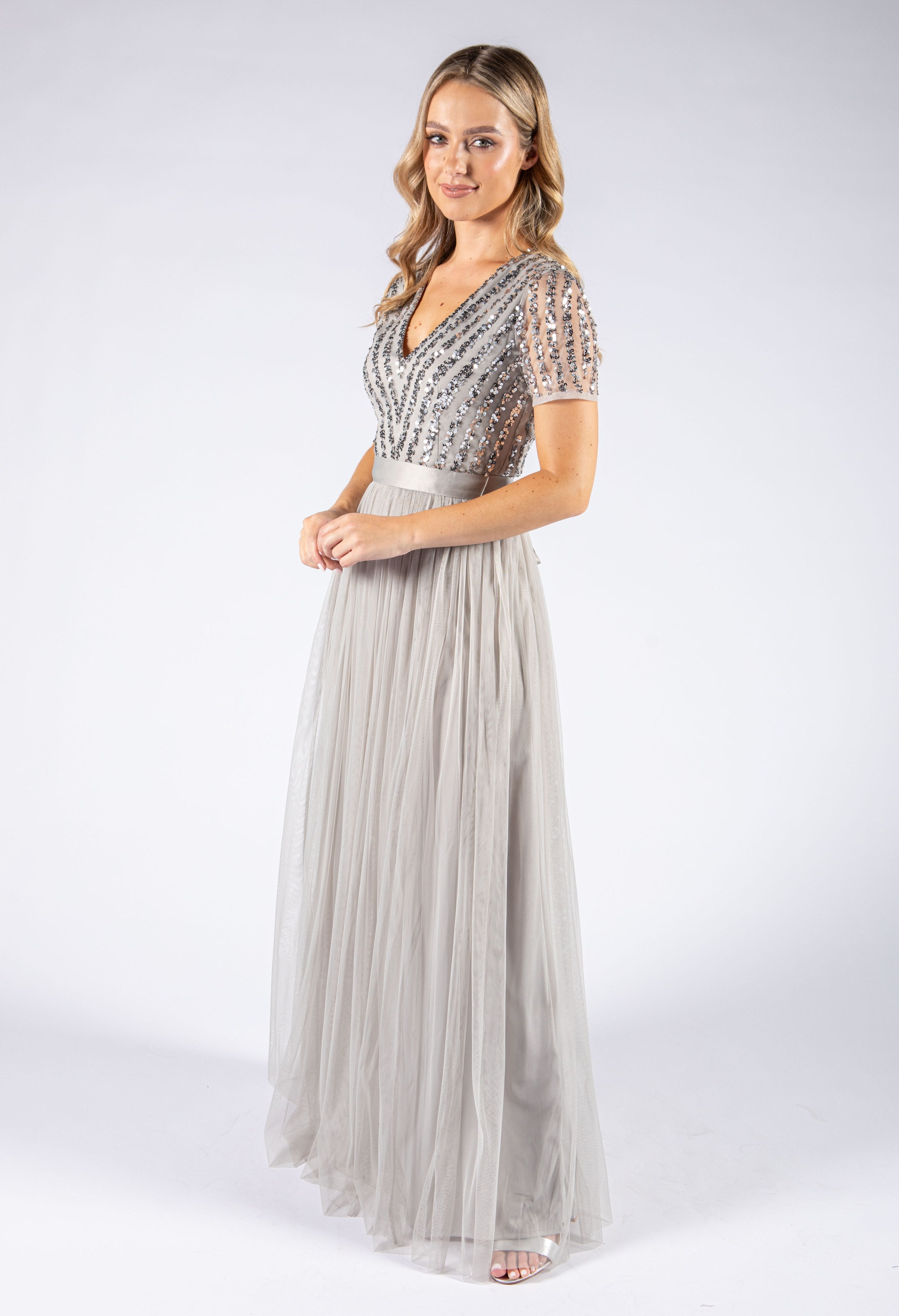 Grey maya dress hotsell