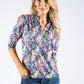 Floral V Neckline Top