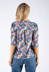 Floral V Neckline Top