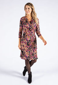 Floral Buckle Detail Dress