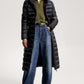 GLOBAL STRIPE MAXI PADDED COAT