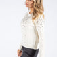 Diamante Cable Knit Pullover