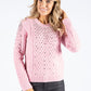 Diamante Cable Knit Pullover