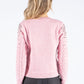 Diamante Cable Knit Pullover